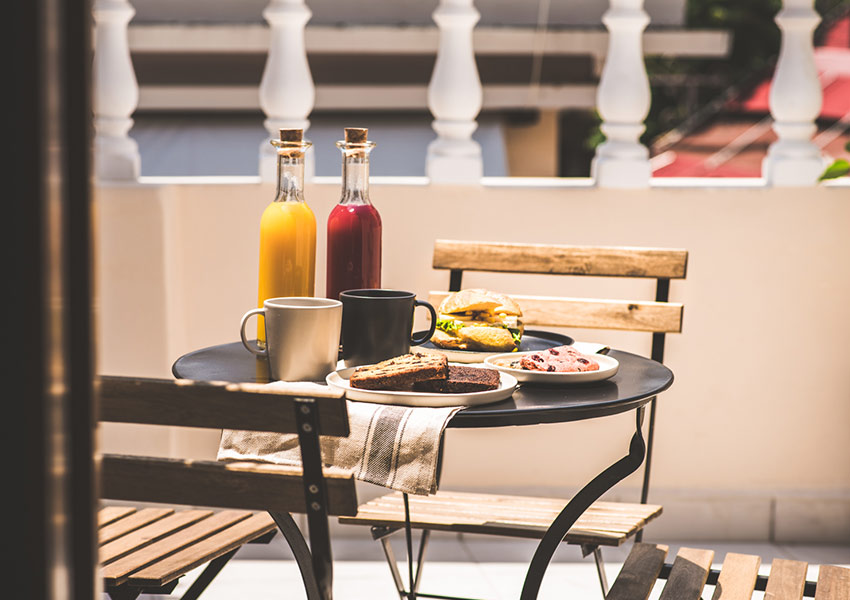 Breakfast at Ederlezi's balcony