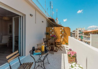 Emerald apartment balcony